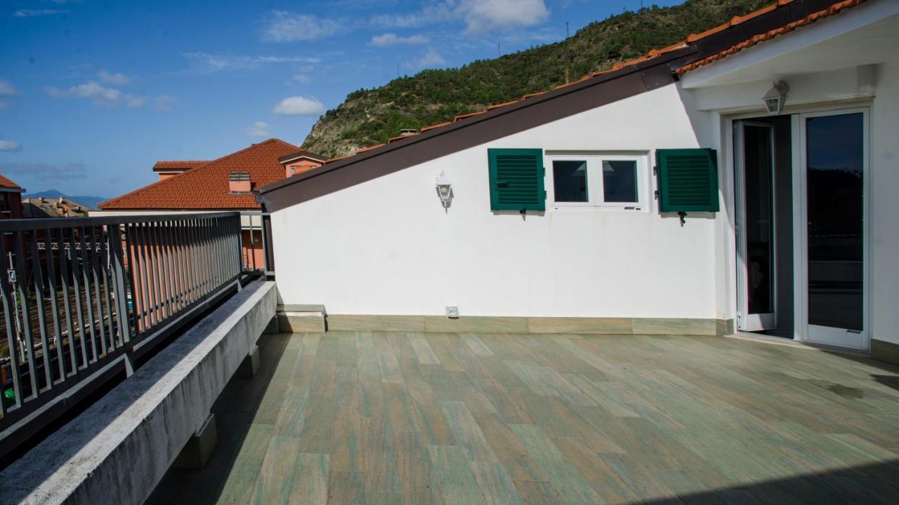 009 - Attico Sant'Anna Vista Mare 150M Dalla Spiaggia Con Terrazza Privata Apartment Sestri Levante Exterior foto
