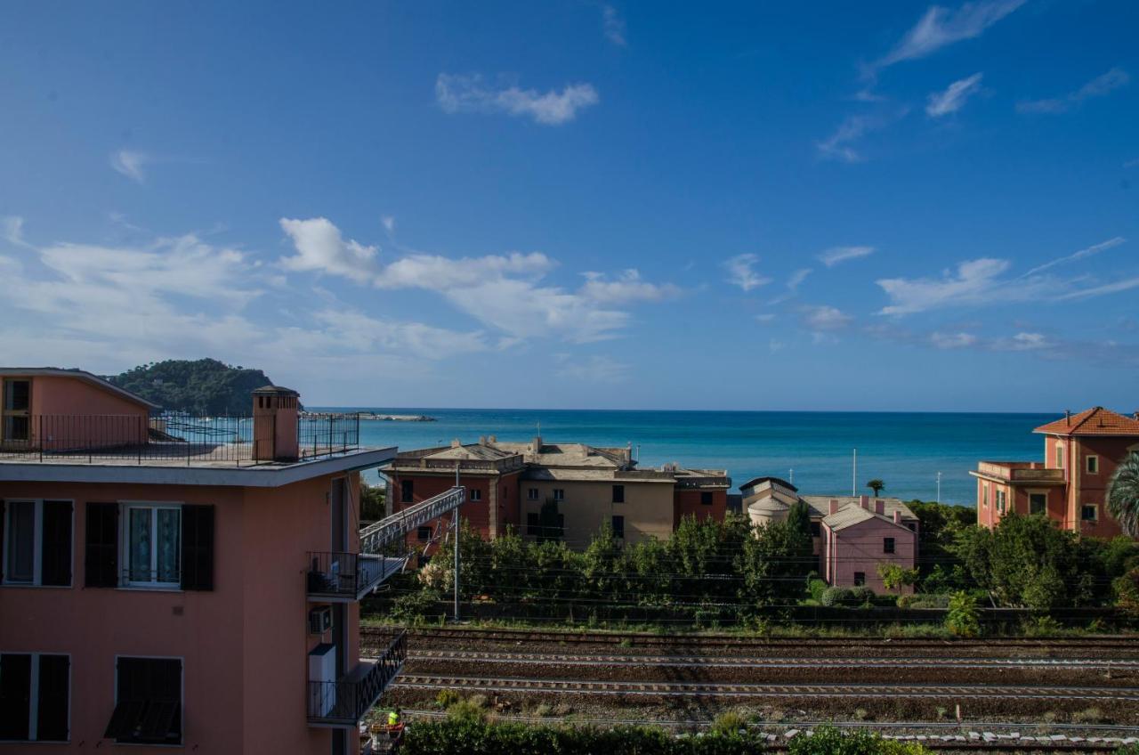 009 - Attico Sant'Anna Vista Mare 150M Dalla Spiaggia Con Terrazza Privata Apartment Sestri Levante Exterior foto